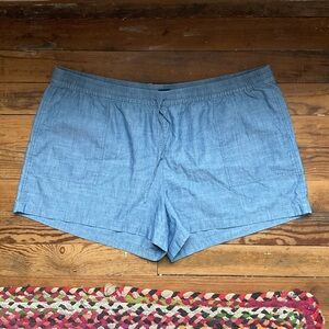 J Crew Chambray Blue Shorts